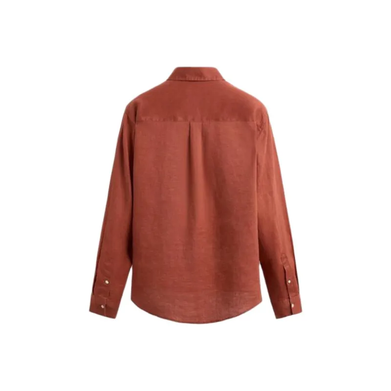 ZARA Shirts Men Orange Red-1