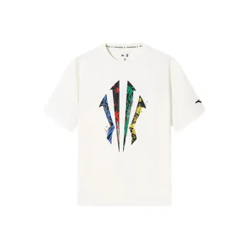 Anta T Shirt Unisex Vanilla White