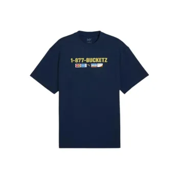 PUMA T Shirts Men Navy Blue