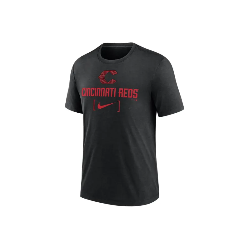 Nike T-Shirt Cincinnati Reds Men's Black-0
