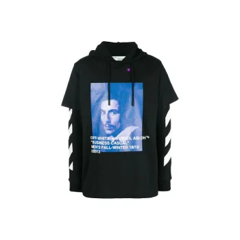 OFF WHITE Diag Bernini L/S Tee Hoodie