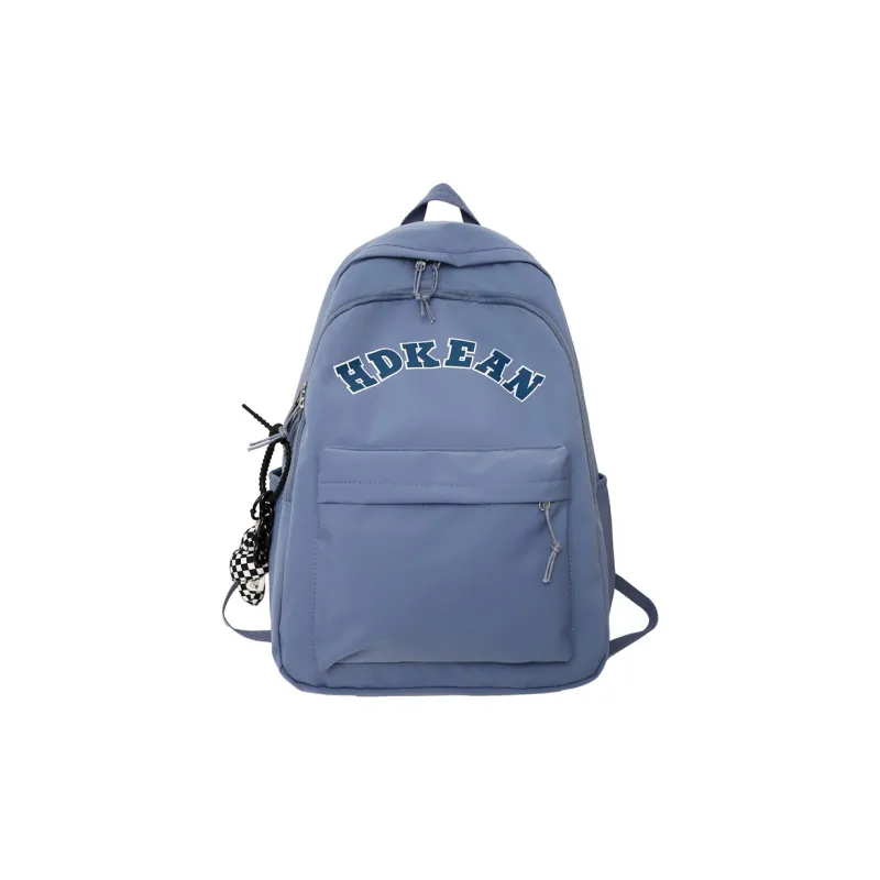 Yalu Nylon Backpack Unisex Klein Blue/White/Black/Red/Light Blue-26