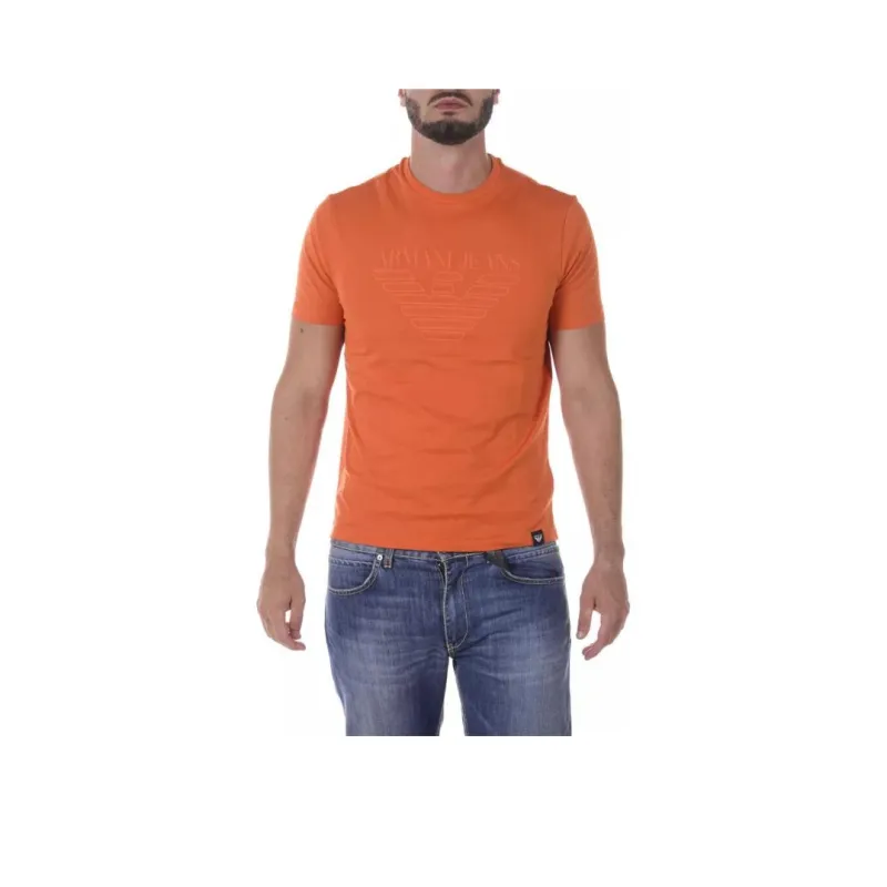 ARMANI JEANS T Shirt Men's Orange-0