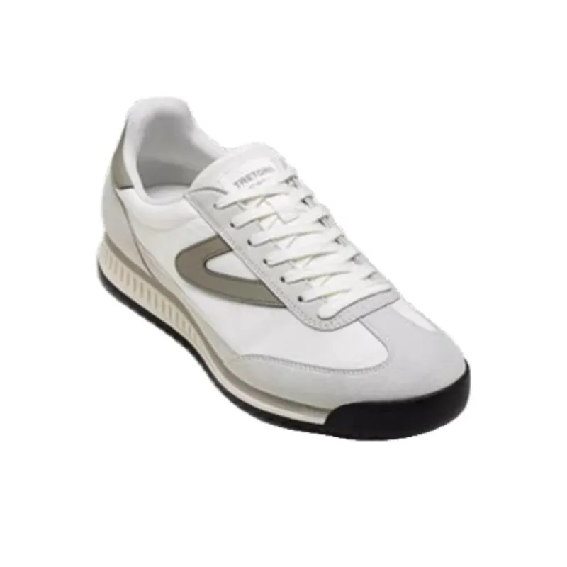 TRETORN RL72 Slip-Resistant Low-Top Casual Shoes Unisex White Olives-1
