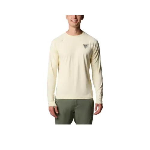Columbia PFG Wild Cast T-Shirt Men's Lemon