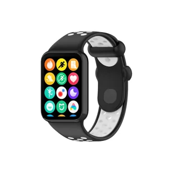 STEWPIGO Xiaomi Red Beige Compatibility Watch Band Silicone Material