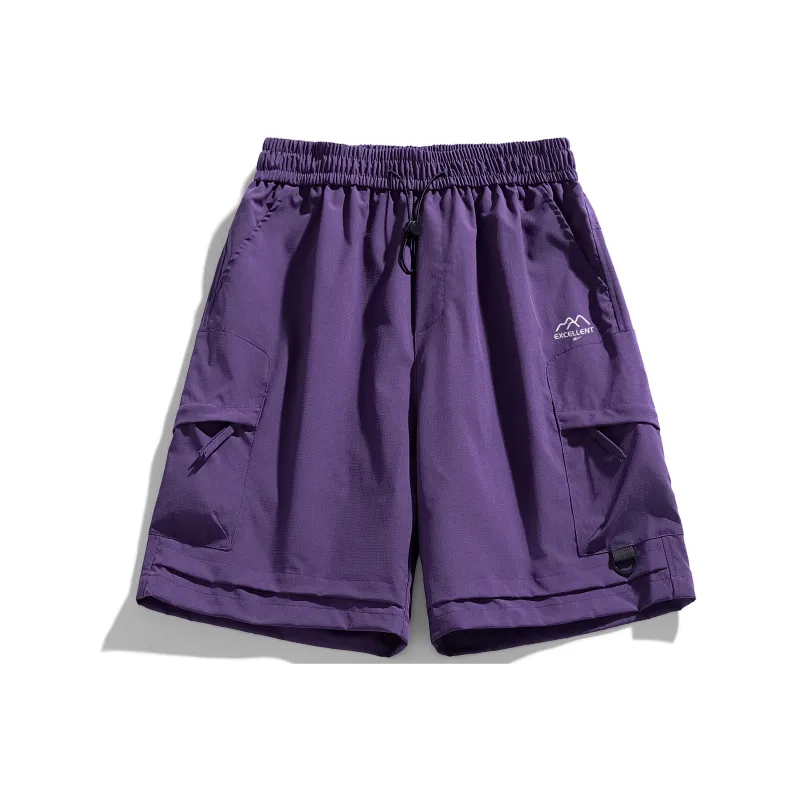 Warrior Huichao Riding The Wind Collection Cargo Shorts Unisex-21