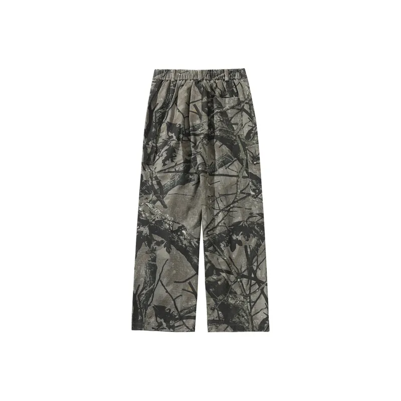 Jeep Jeans Unisex Falling Leaves Green Camouflage-1