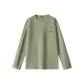 [100% cotton Long-Sleeved]Palm Green (Ma Smile Chest Logo)