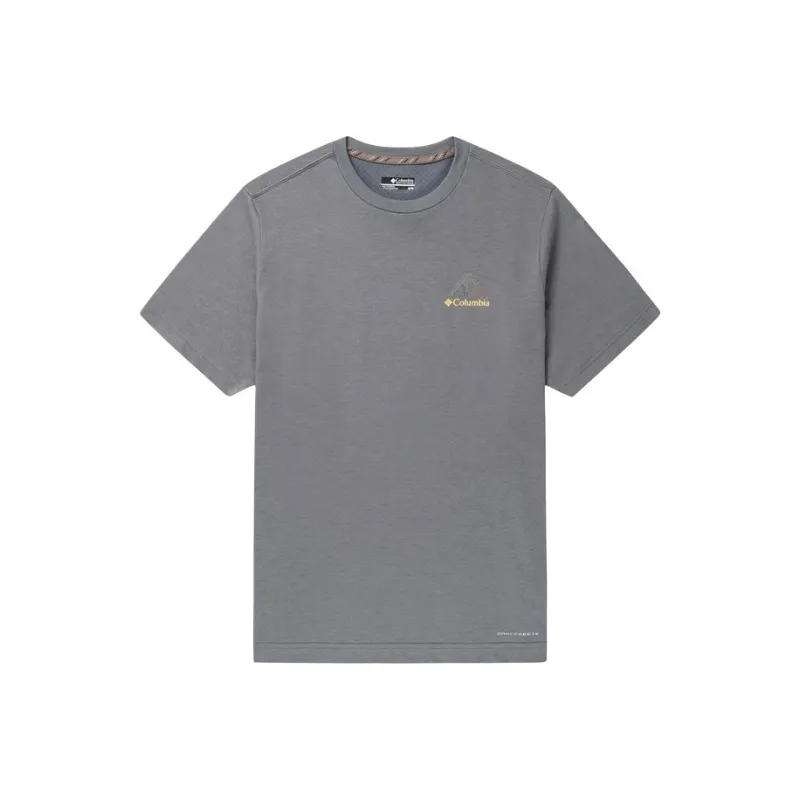 Columbia TUNNEL VALLEY T Shirt Men's Gray-0
