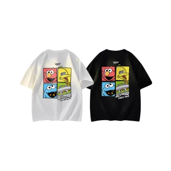 SESAME STREET T Shirt Long Sleeved Short Sleeved Optional Unisex
