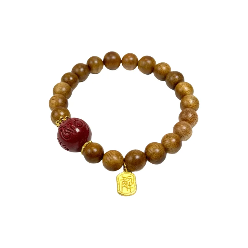 Many Blessings Agarwood Bracelets Unisex-0