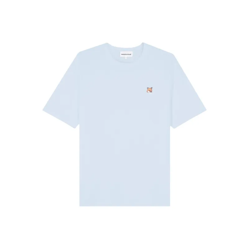 Maison Kitsuné Fox Head Patch Crewneck T Shirt-0