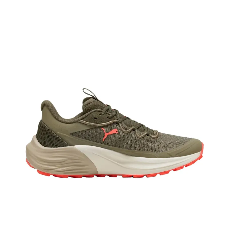 PUMA Electrify Nitro 4 Anti Slip Wear Resistant Low Top Trail Running Shoes Men's Green-3