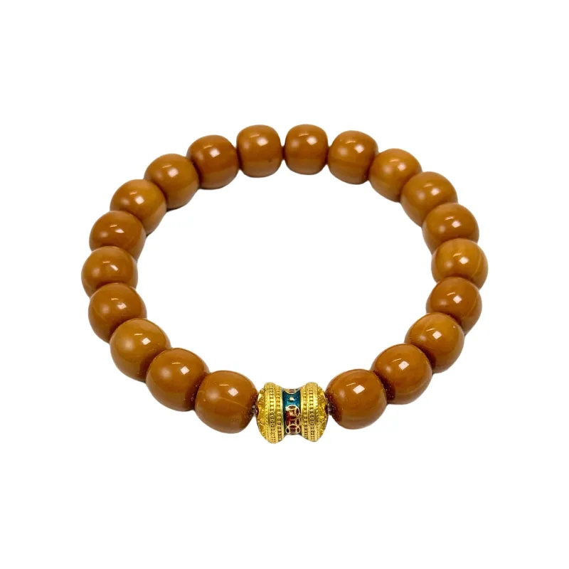Many Blessings Monkey Head Walnut Bracelets Unisex-0
