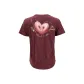 Women's-Love Power-Burgundy