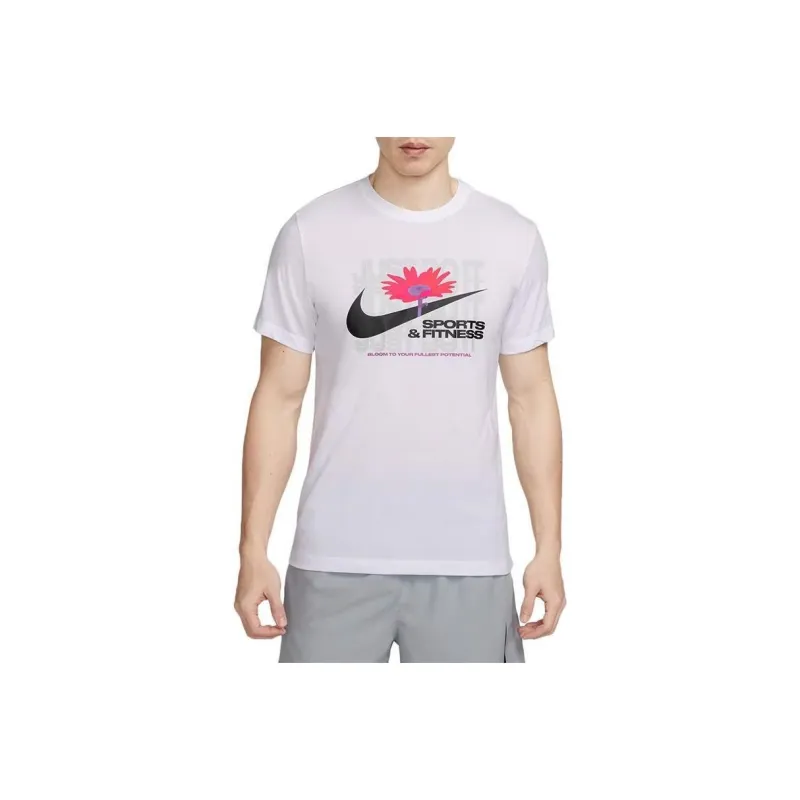 Nike T Shirts Men White-0