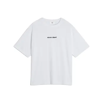 Maison Kitsune Line Handwriting Oversized T Shirt