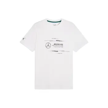 PUMA Mercedes AMG-Petronas F1 SS24 T-Shirt Men's White