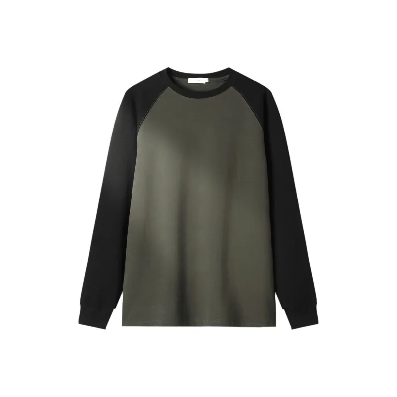 UBV T-Shirt Men's Greyish Green/Gray Green-0
