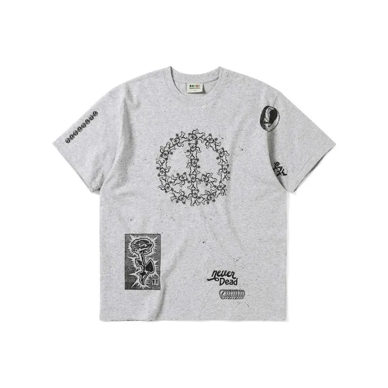 Thisisneverthat x Grateful Dead T Shirt Unisex Gray-0