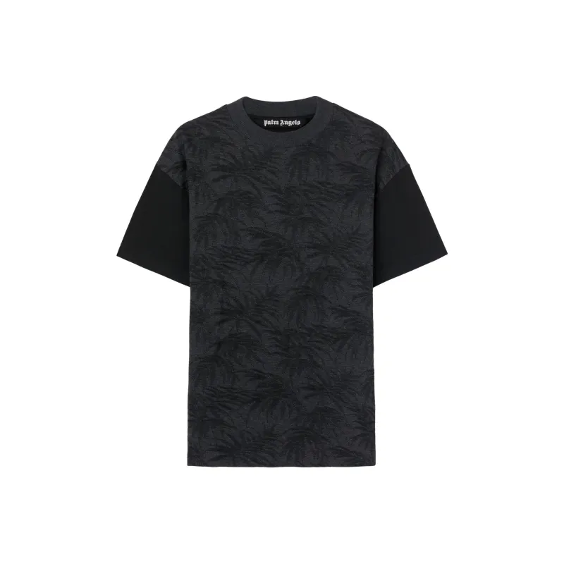 PALM ANGELS Palms Printed Crewneck T Shirt-0