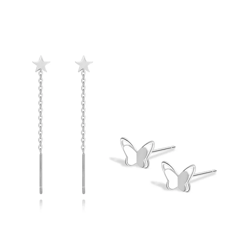 BLANK IN BLANK Sterling Silver Drop Earrings Women's-0
