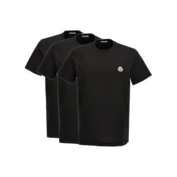 Moncler T-Shirt Men's 3 Pack Black