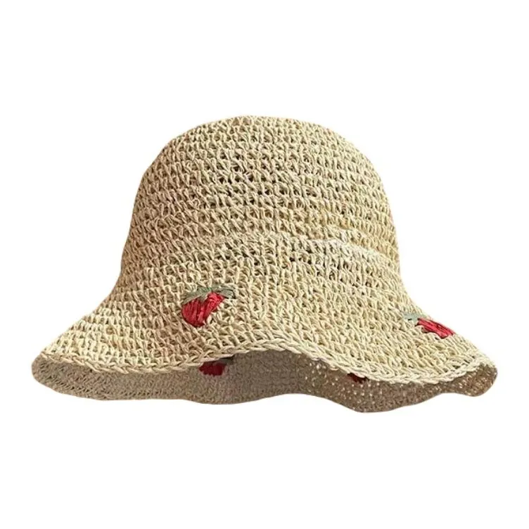 MITHAOL KUSC Straw Woven Bucket Hats Women's-9