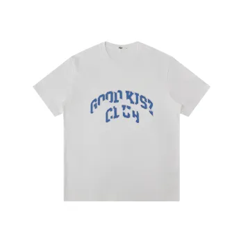 Kisz Dopamine Dressing Color Scheme Crew Neck Short Sleeved Heavyweight 270g Summer Unisex