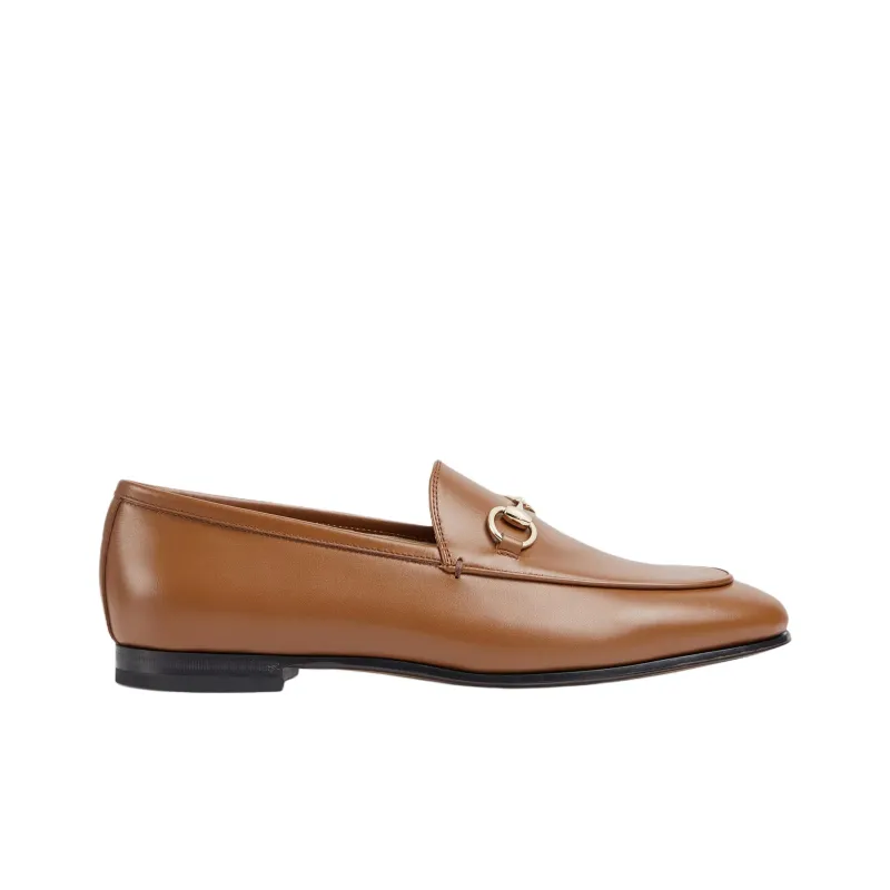 GUCCI Jordaan Casual Single Shoes Women's Brown-1