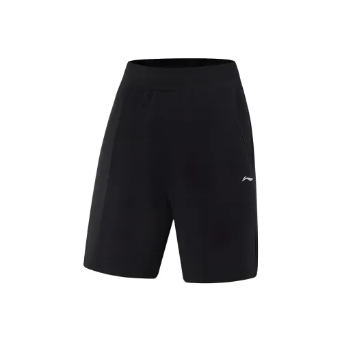 LiNing Fitness Series Sports Shorts Women's Black