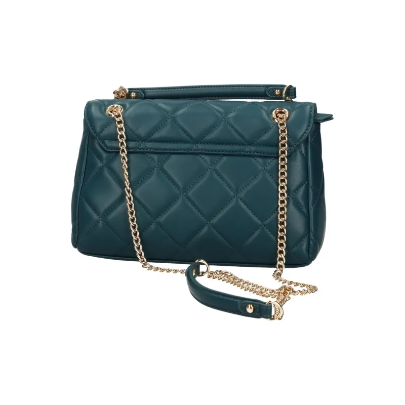 Valentino Leather Shoulder Bag Crossbody Bag Handbag Women's Turquoise-3