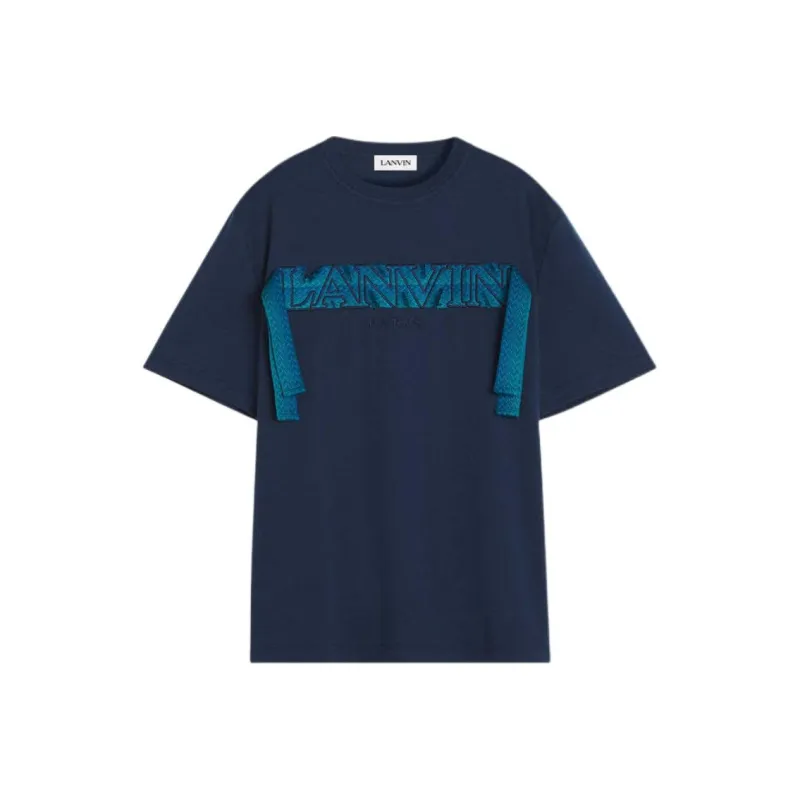 Lanvin Curb Lace Crewneck T Shirt-0
