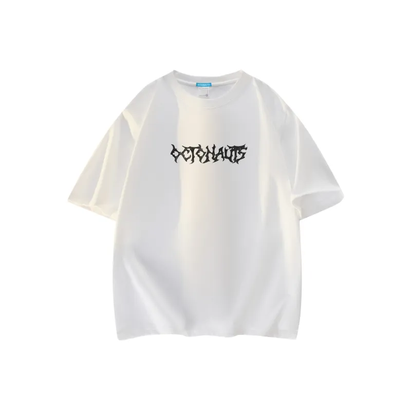 Small Columns Under The Sea T Shirt Unisex Black Pink-3