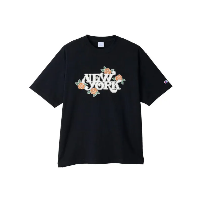 Champion Yusuke Komori Collaboration Model T-Shirts Unisex Black-0