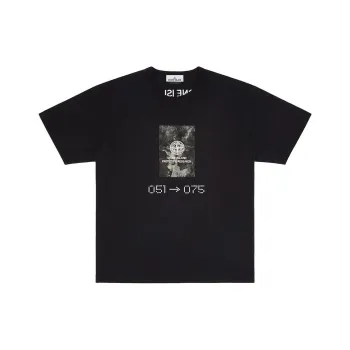 STONE ISLAND T Shirt Unisex Black