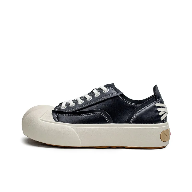Rummaden Slip Resistant Cushioning Wear Resistant Lightweight Breathable Low Top Skateboard Shoes Unisex-0