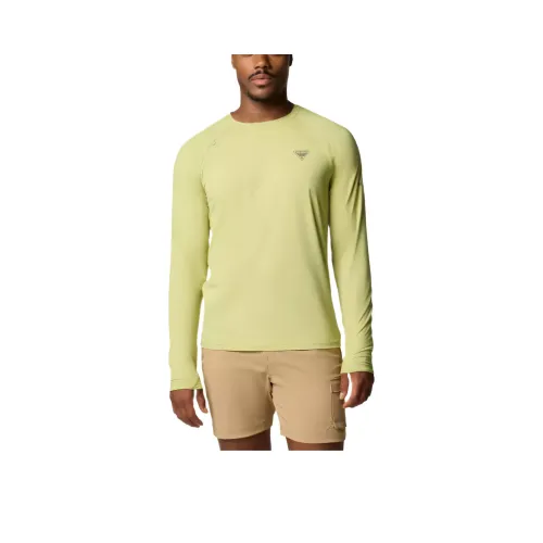 Columbia PFG Wild Cast™ T-Shirt Men's Huanghuali Yellow