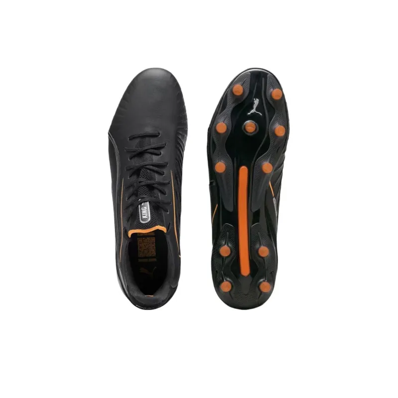 PUMA KING ULTIMATE FG/AG Anti Slip Wear Resistant Soccer Shoes Men's Black-3