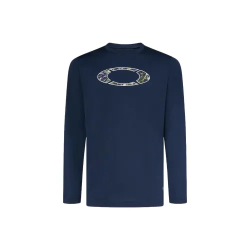 Oakley Qd LS Tee T Shirt Men's Navy Blue