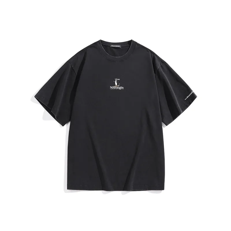 PEACEBIRD MEN T Shirts Men Black, Batch 1-0