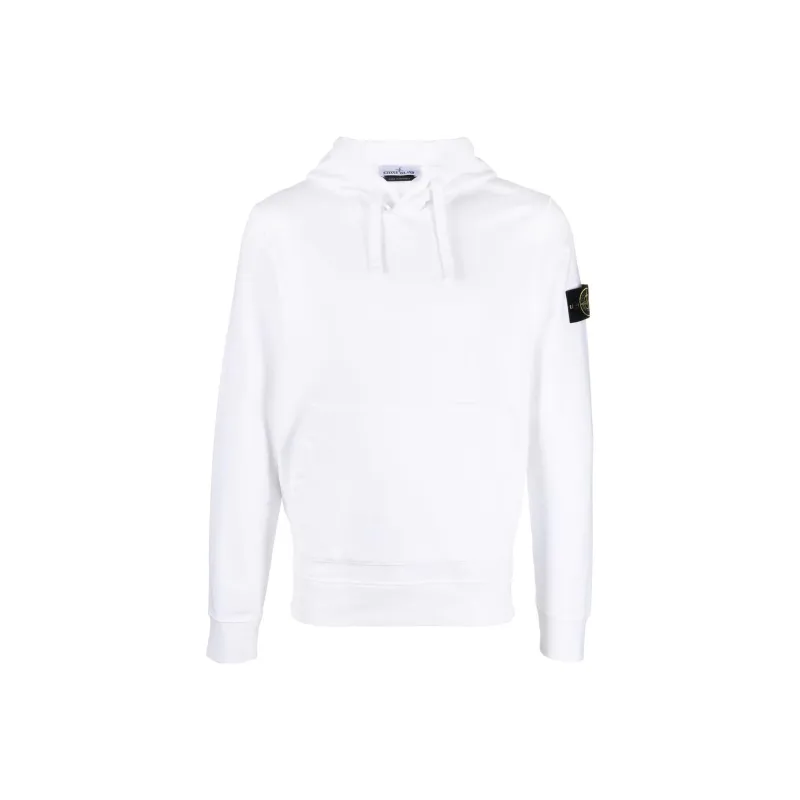 STONE ISLAND Hoodie In Organic Cotton Fleece-0