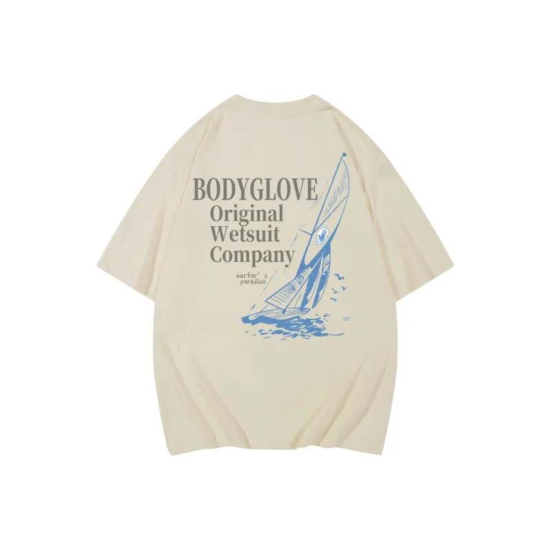 BODY GLOVE Drop Shoulder Sleeve T Shirt Unisex-18