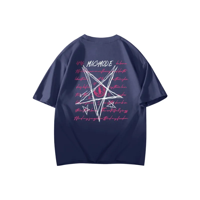 Magmode T-Shirt Unisex Navy Blue-0