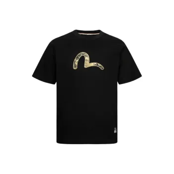 EVISU Short Sleeved T Shirts Men's Black