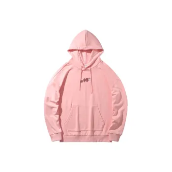 Line Friends X LINING Sweatshirts Unisex Cartoon Pink