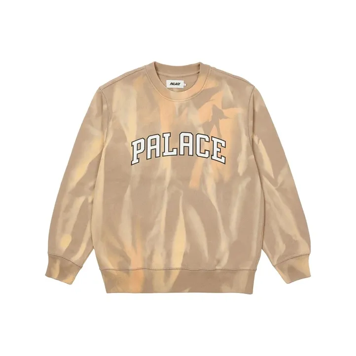 PALACE Sweatshirts Unisex Beige Yellow-0