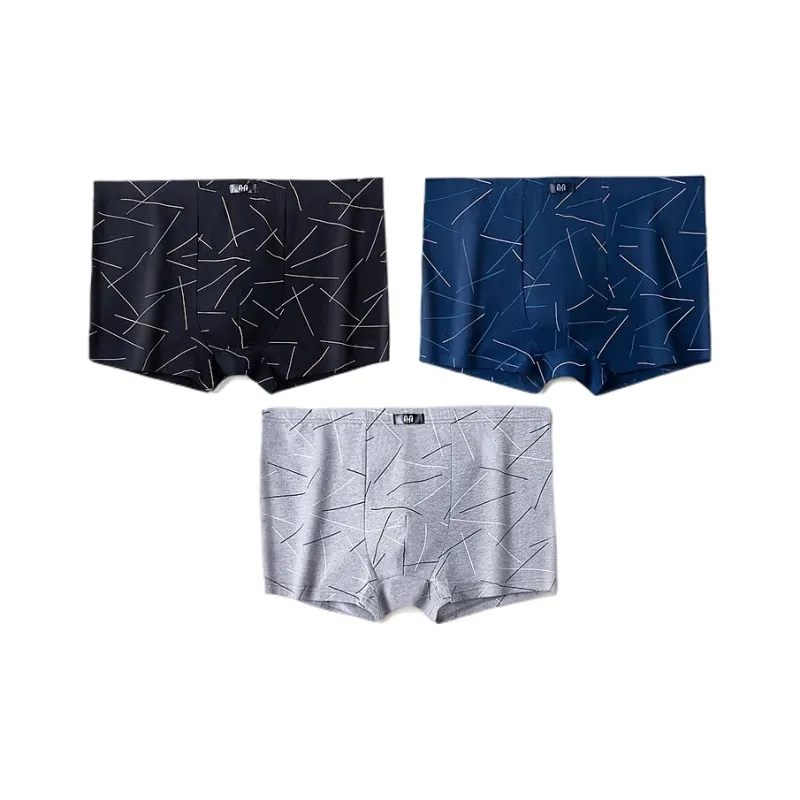 H YXIANG Underpants Men's Combo Set-4