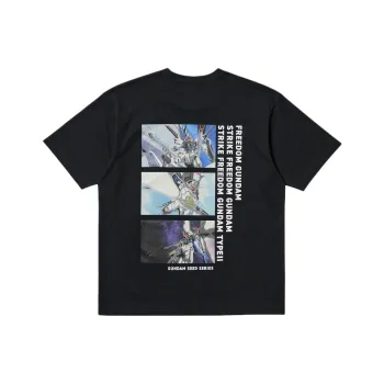 UNIQLO x JIDONGZHANSHIGAODA 45ZHOUNIAN,LIANMINGKUAN SS25 T Shirt Unisex Black